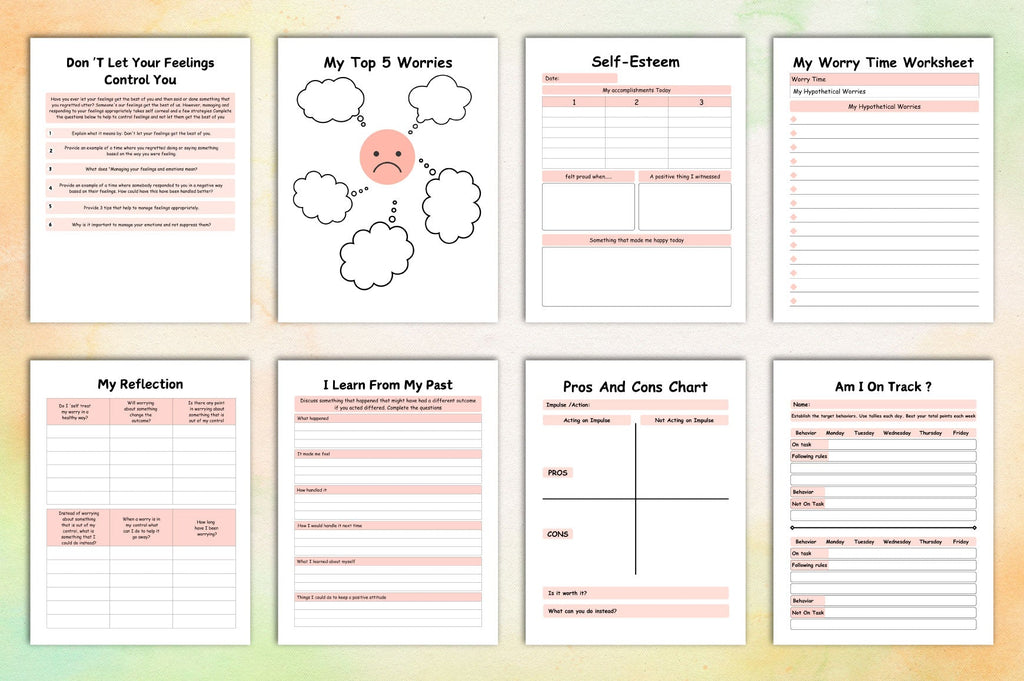 Self Control Activity Planner