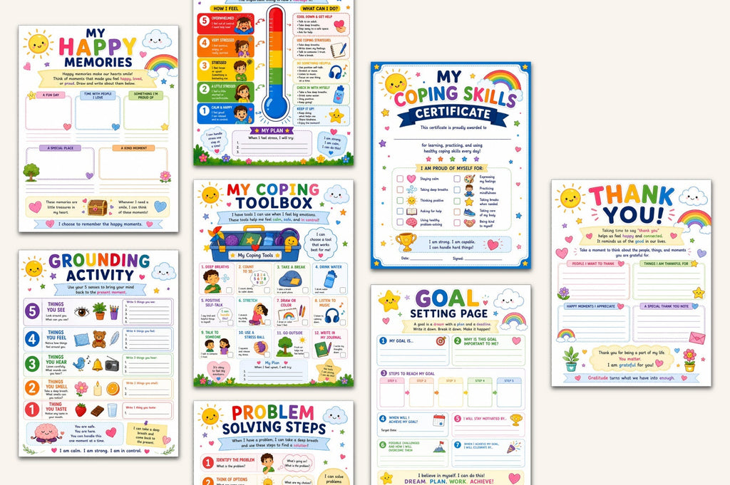 Coping Skills For Kids Workbook