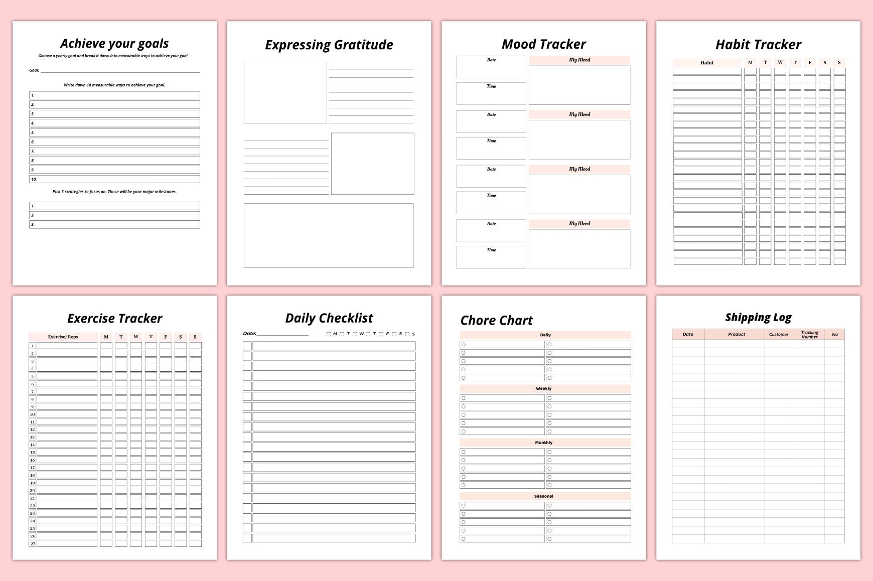 Life Coaching Planner