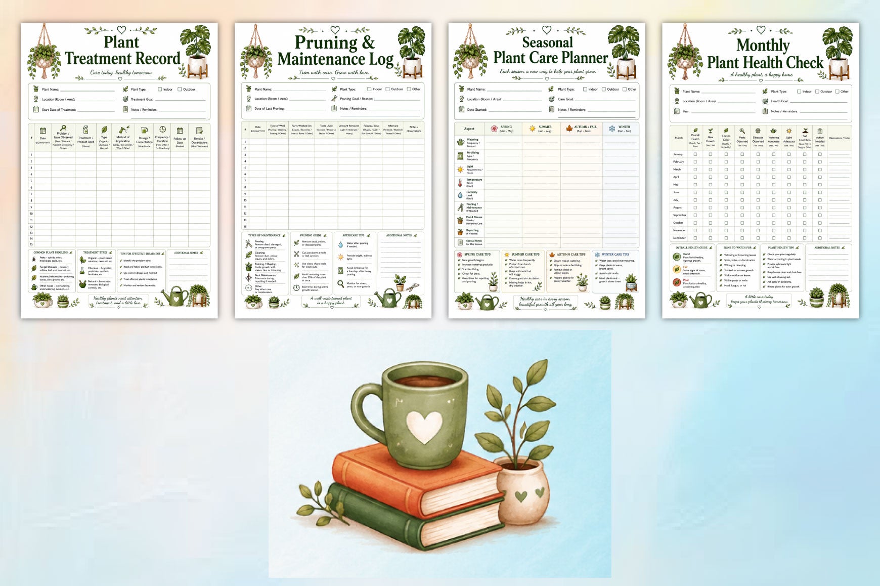 Indoor Plant Wellness Journal