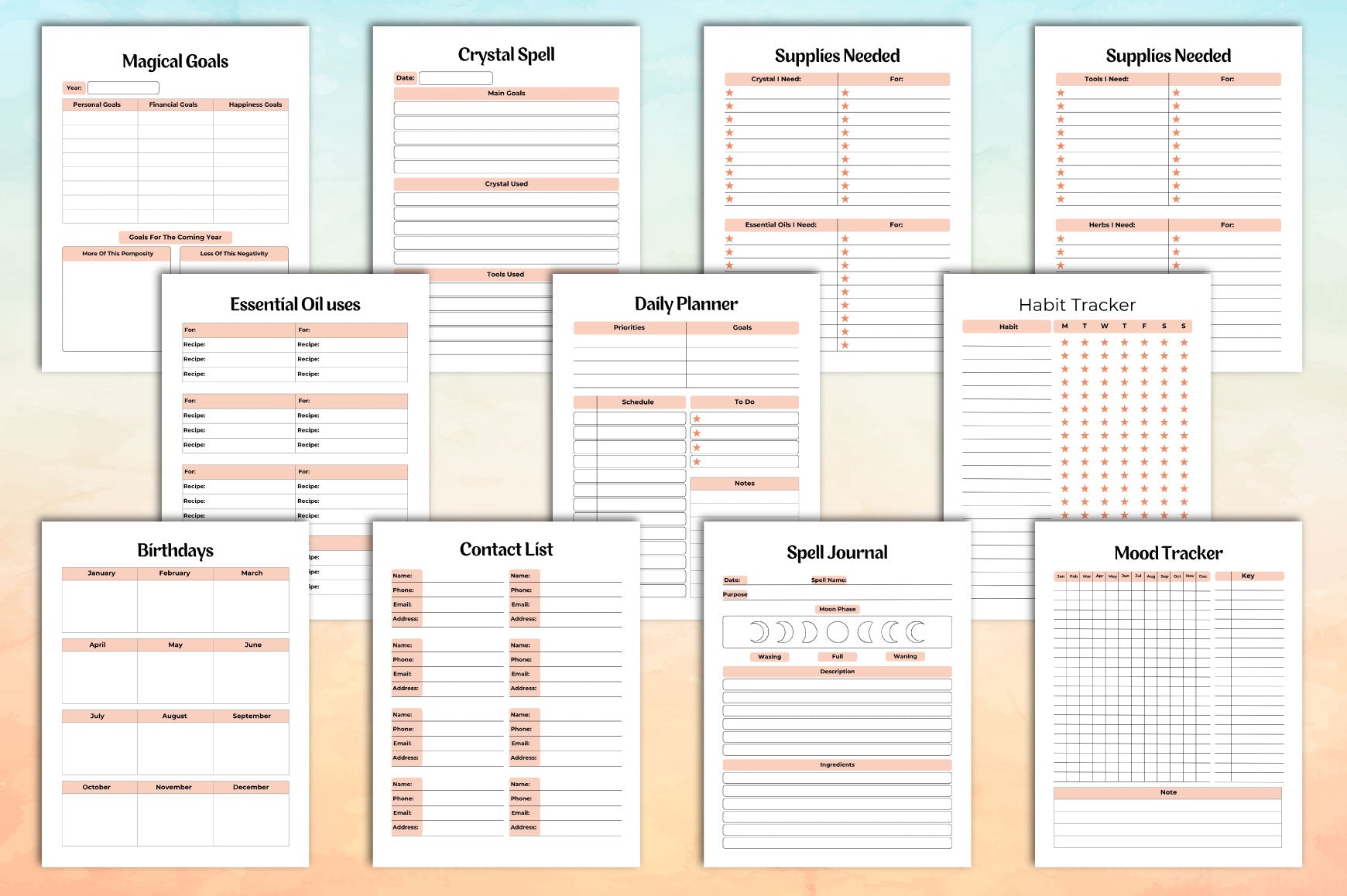 Witchy Planner: Mystical Organization Tool