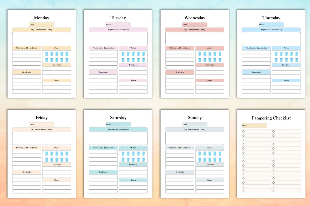 The Ultimate Self Care Planner