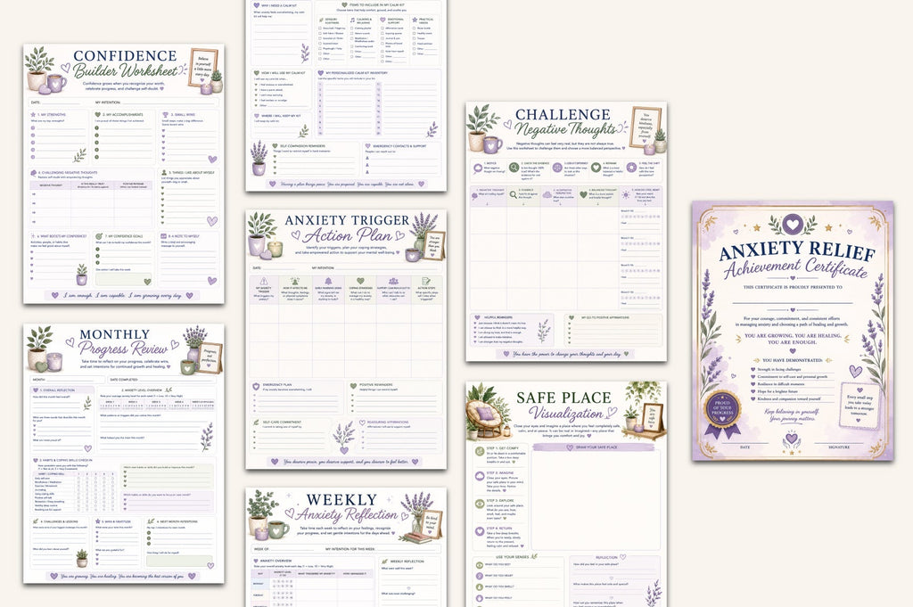 Anxiety Relief Activity Journal