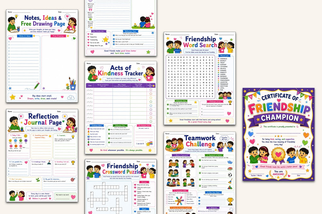 Friendship Relationship Skills Workbook