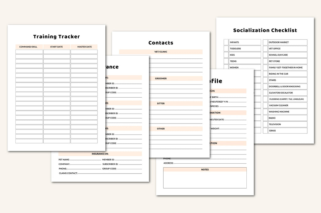 The All In One Puppy Parent Planner