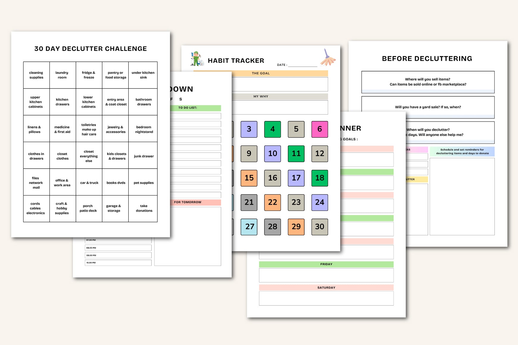 The Ultimate Decluttering Planner