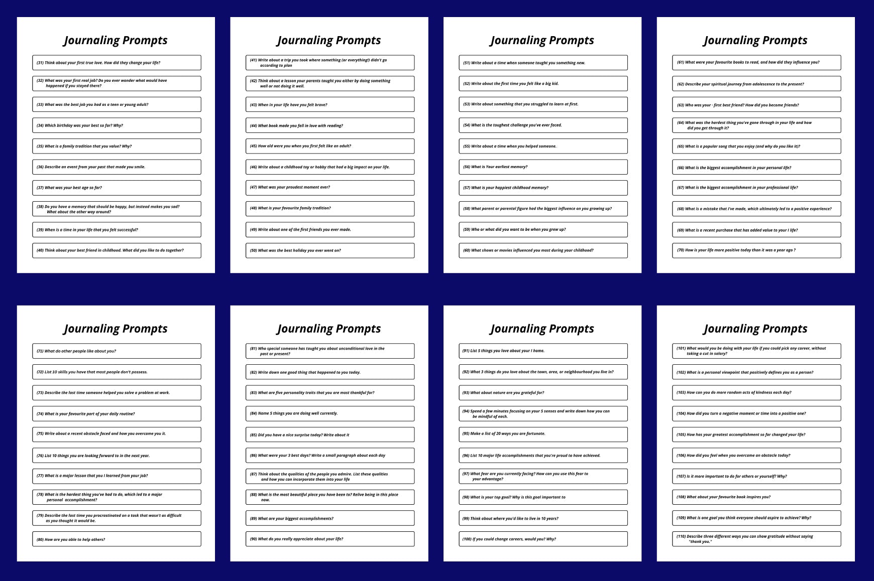 Optimized Creative Prompts