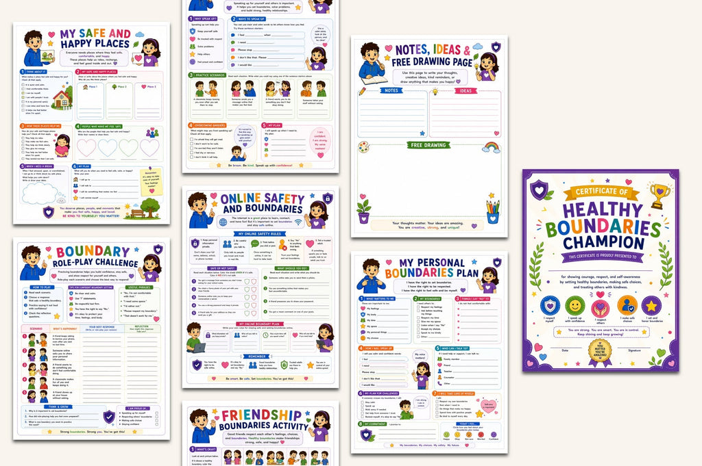Healthy Boundaries For Kids Workbook