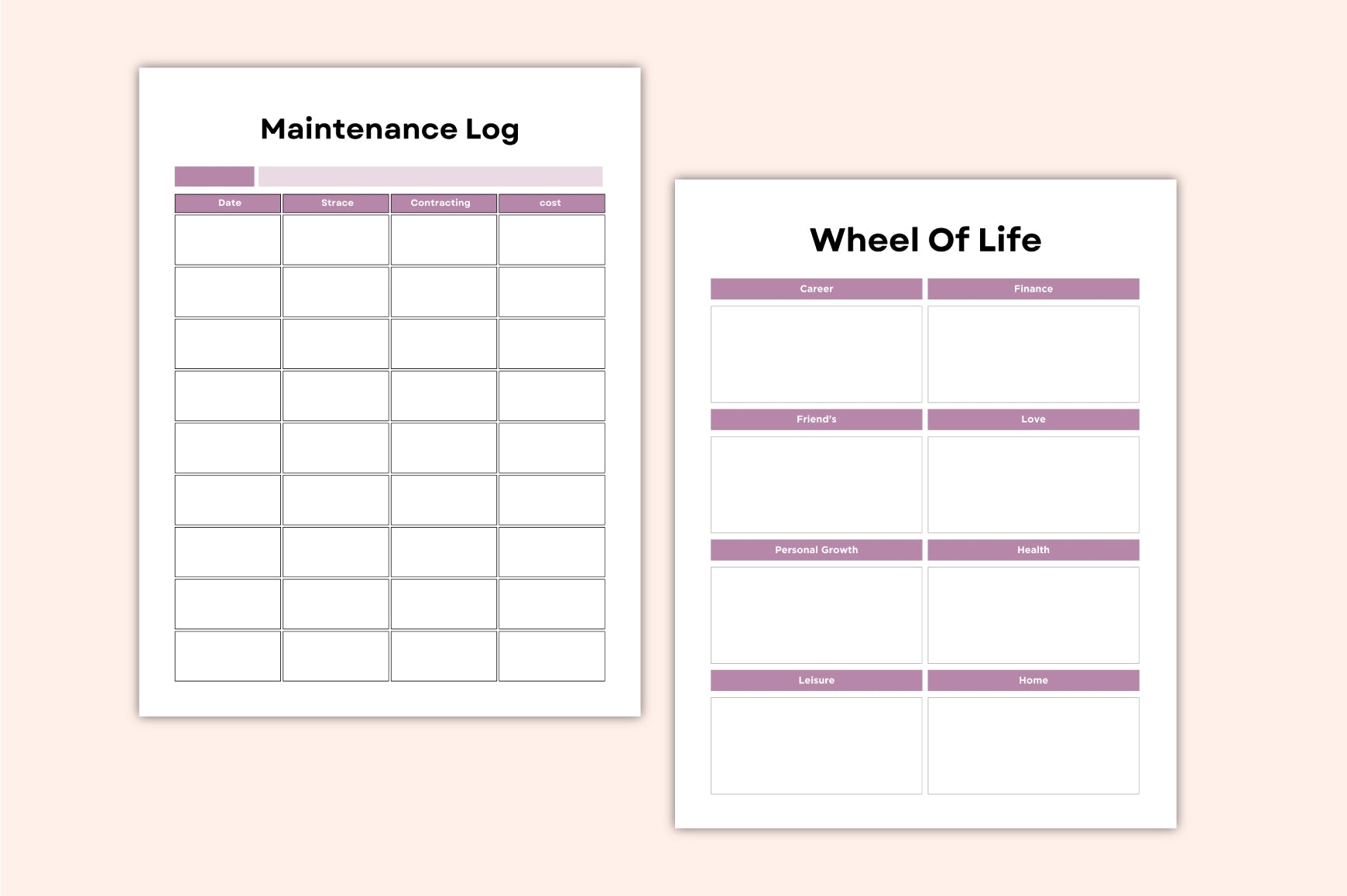 Family Home Binder Planner