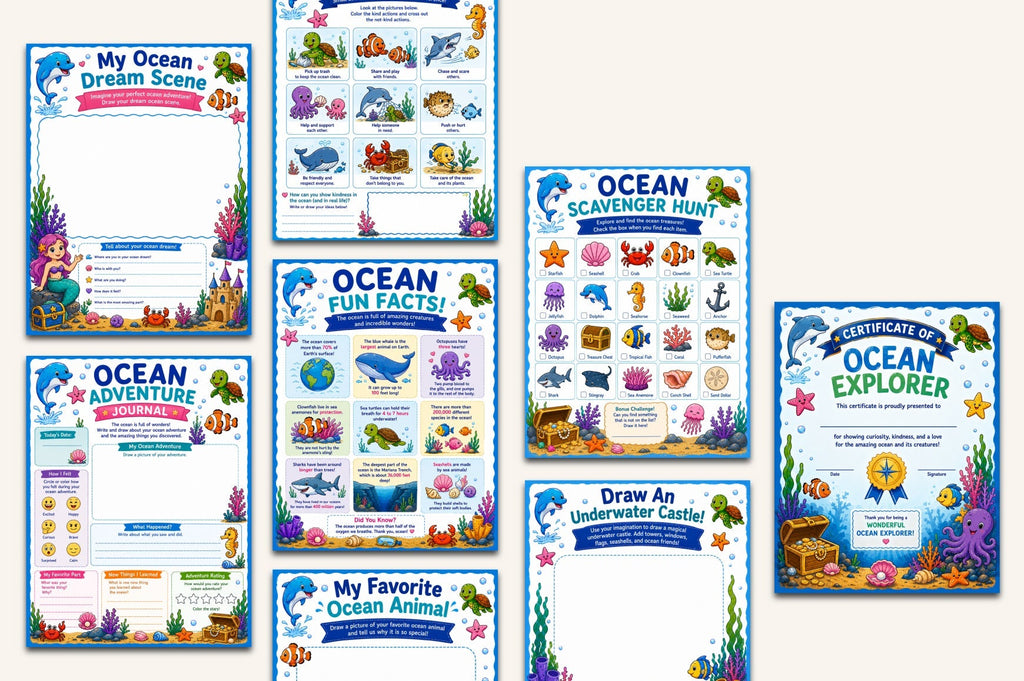 Ocean Friends Activity Book