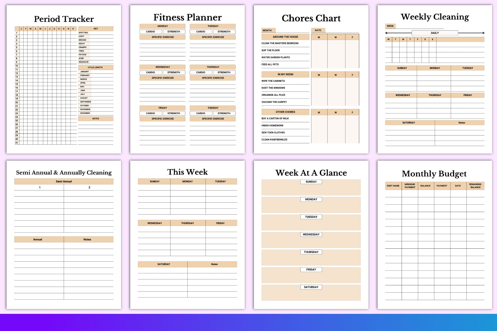 Busy Mom Planner