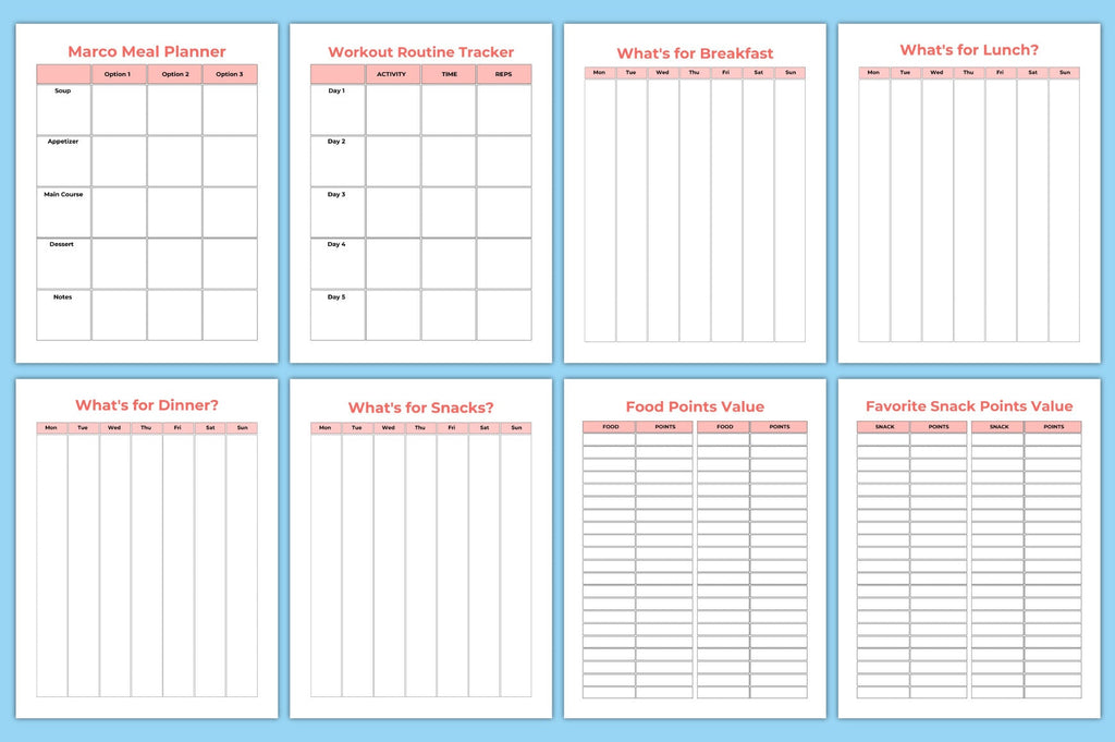 My Food Health Planner