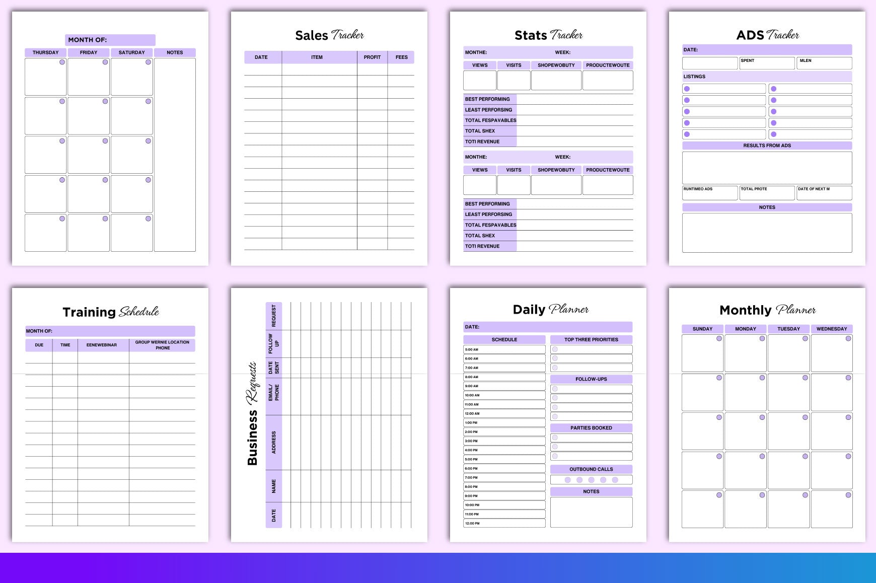 Direct Sales Planner