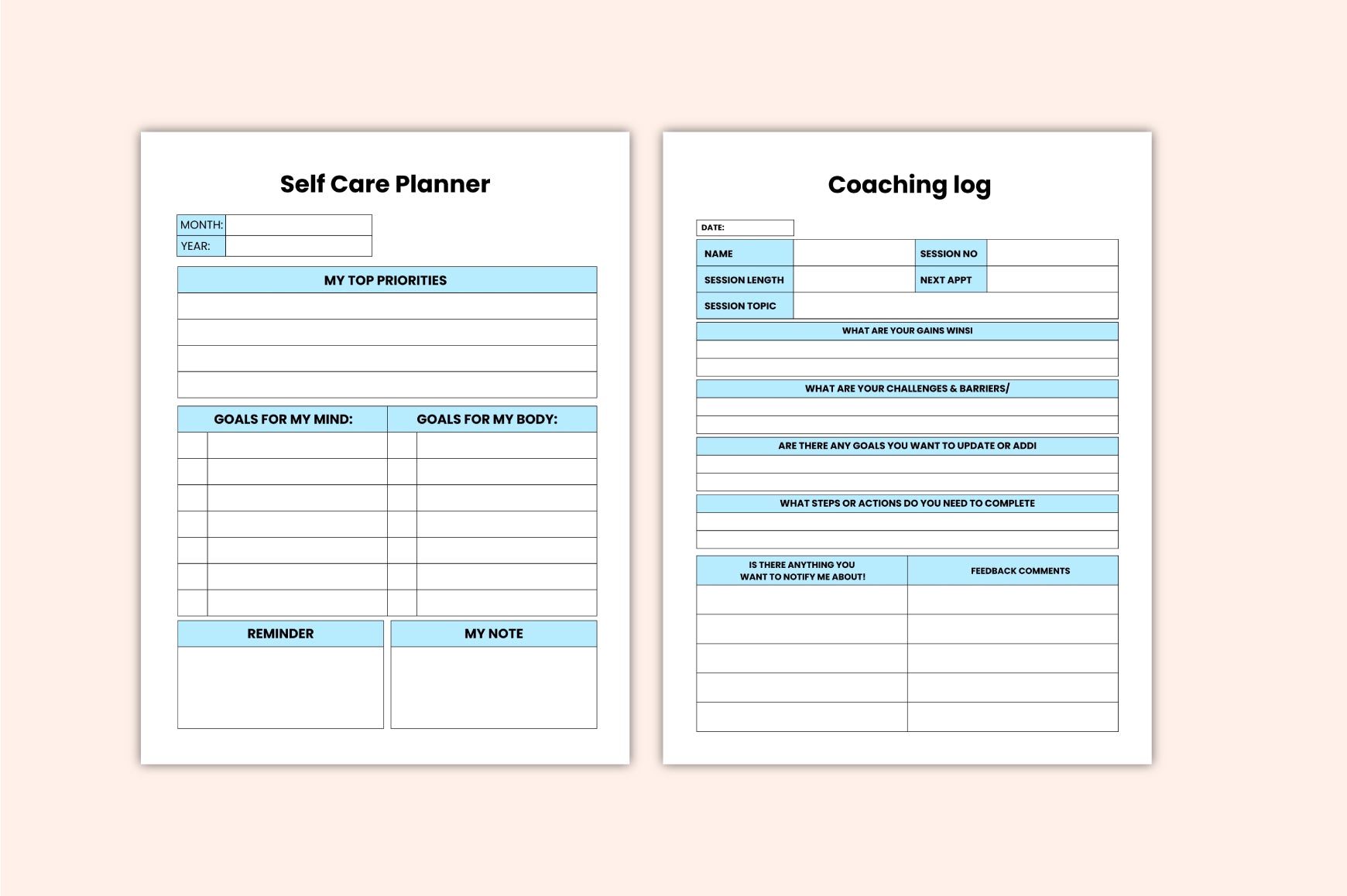 Life Transformation Coaching Journal