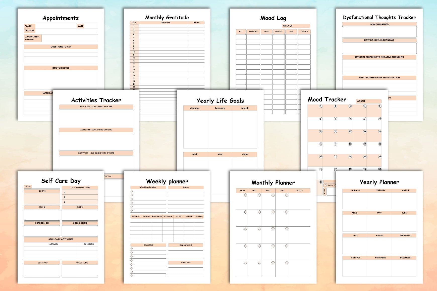 Anxiety Journal for Stress Relief