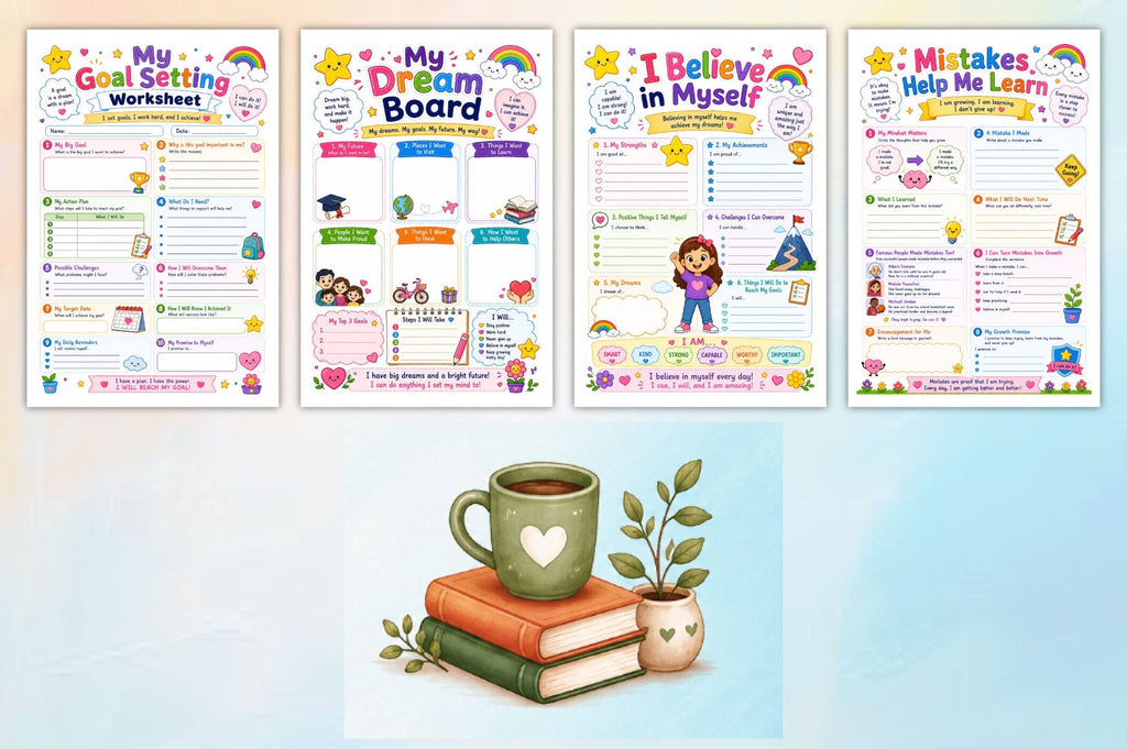 Kids Confidence And Self Worth Workbook