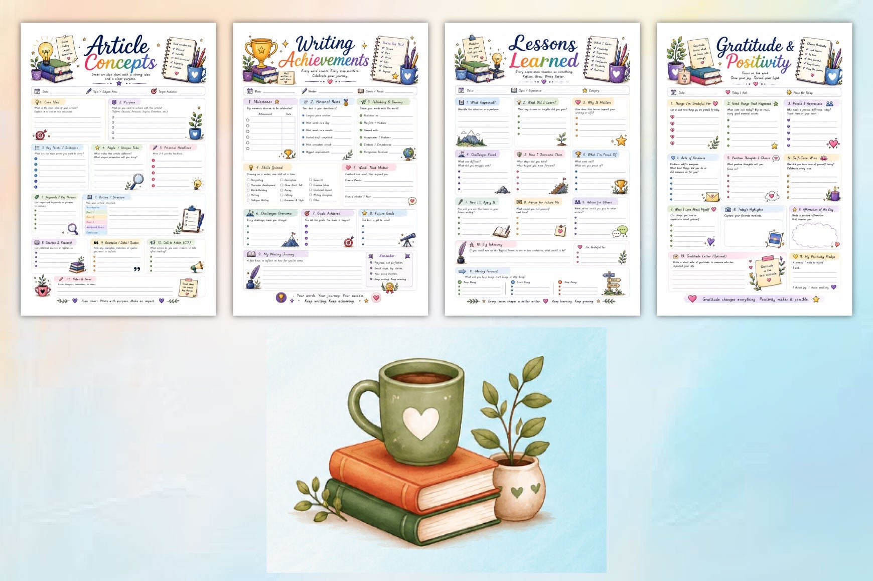 Creative Thoughts Writing Journal