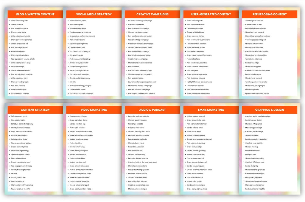 Content Creator Prompts