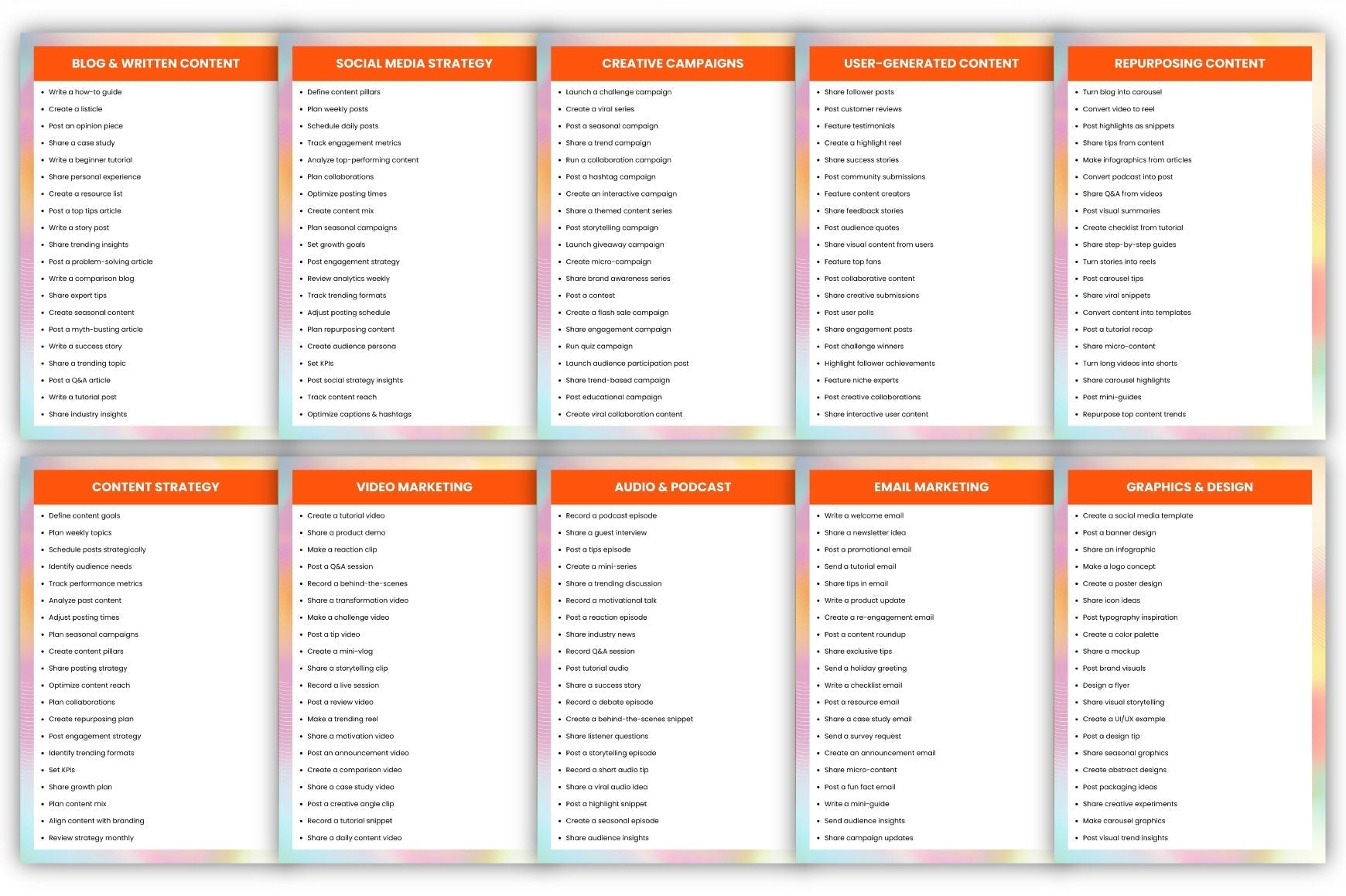 Content Creator Prompts