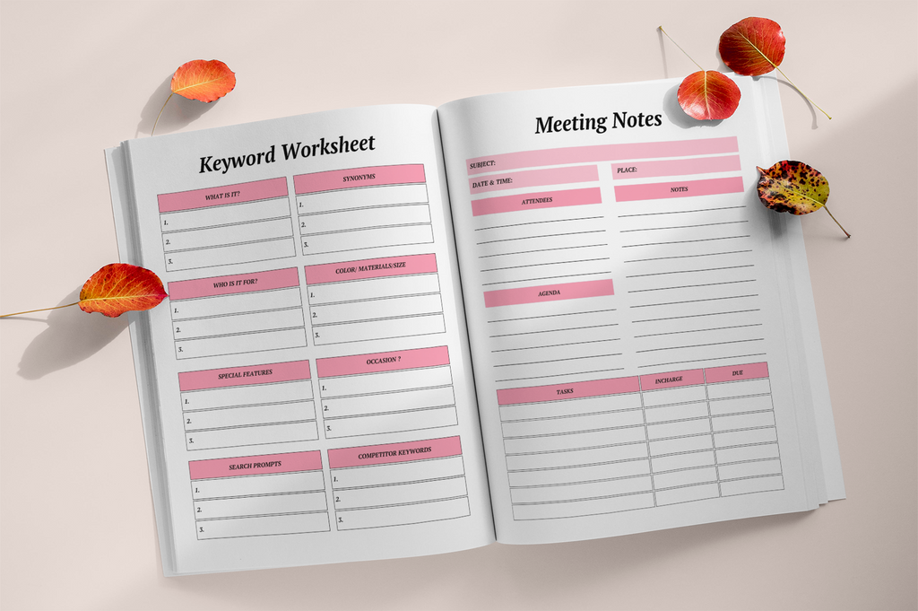 Handmade Tumbler Sales Planner