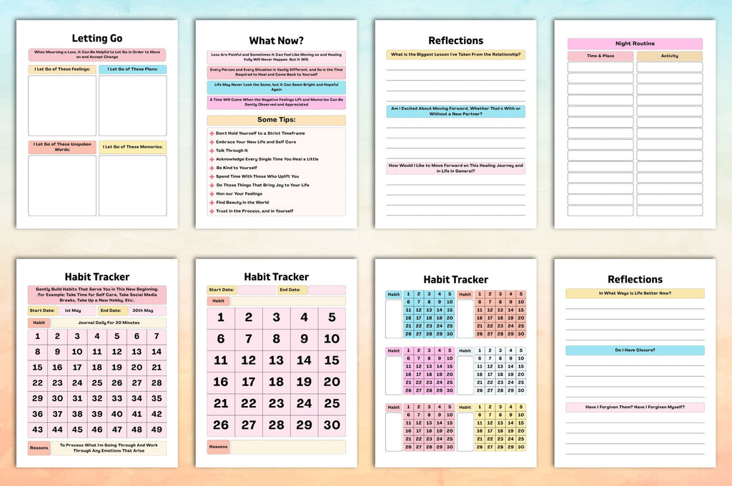 Grief Workbook for Healing and Support
