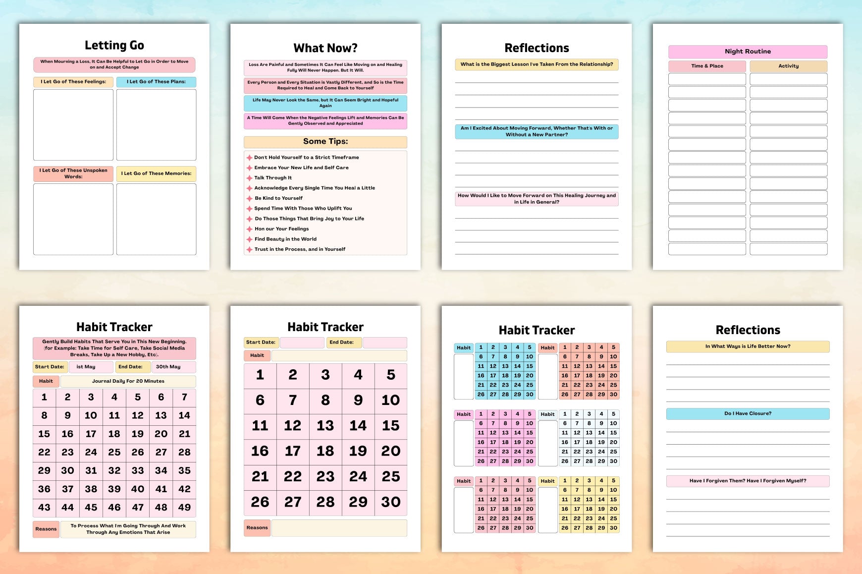 Grief Workbook for Healing and Support