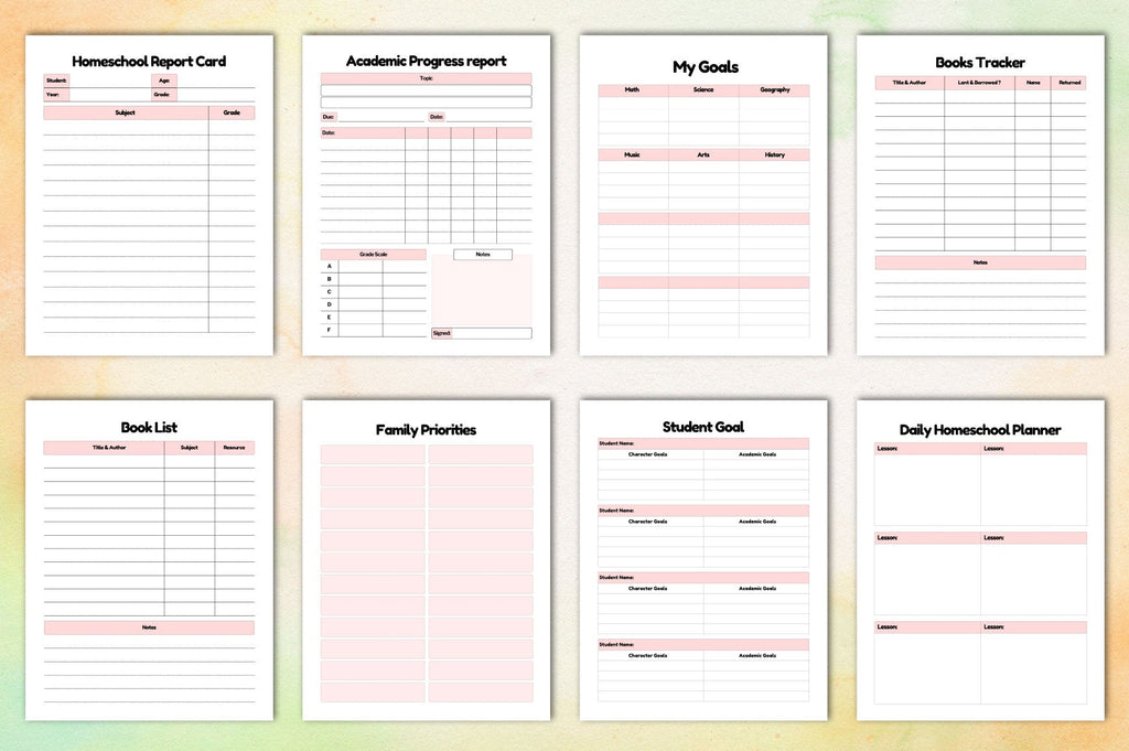 Home School Planner