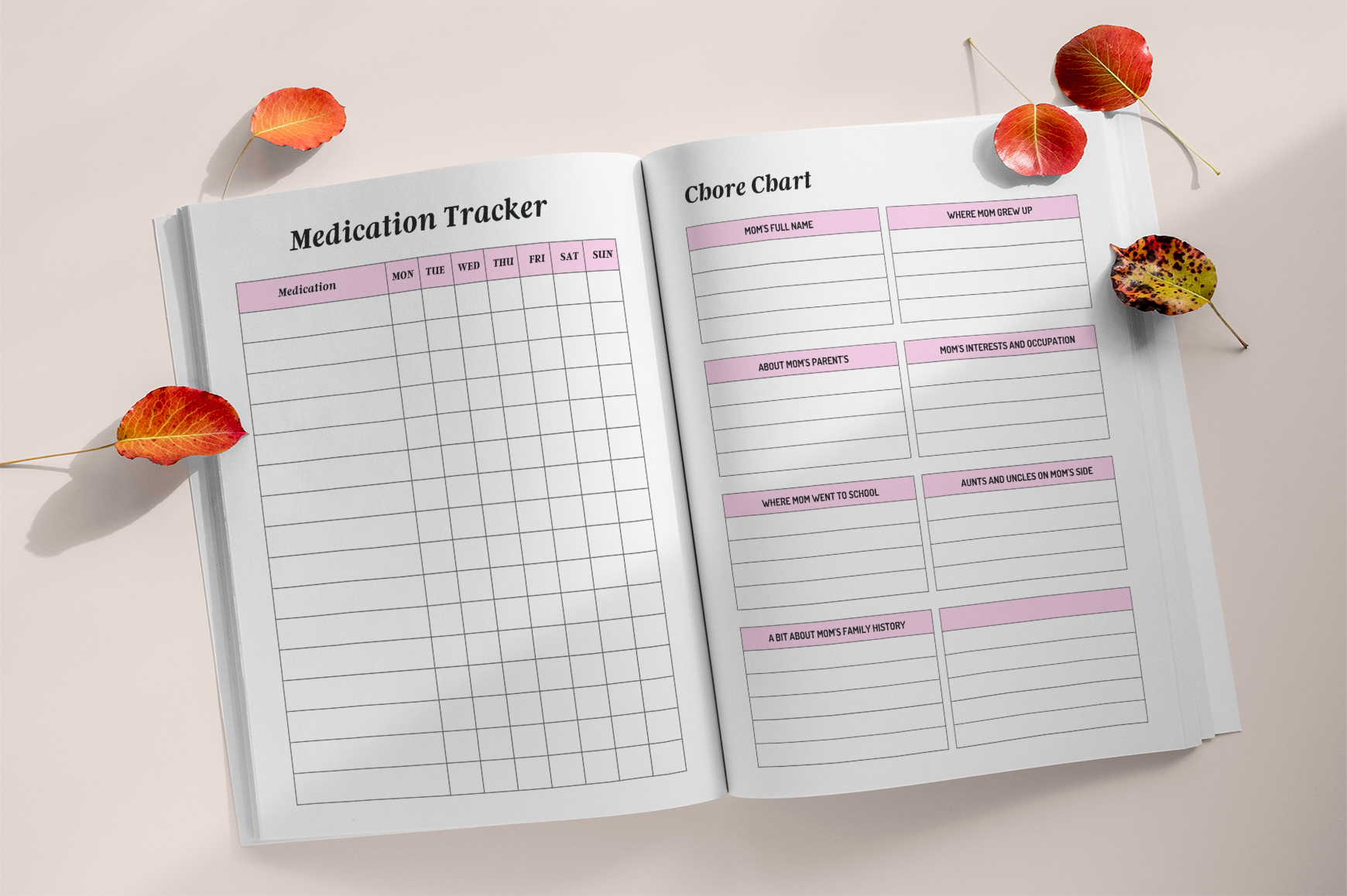 Newborn Routine Baby Planner