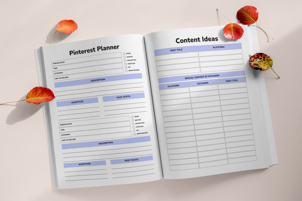 Influencer Social Media Strategy Planner