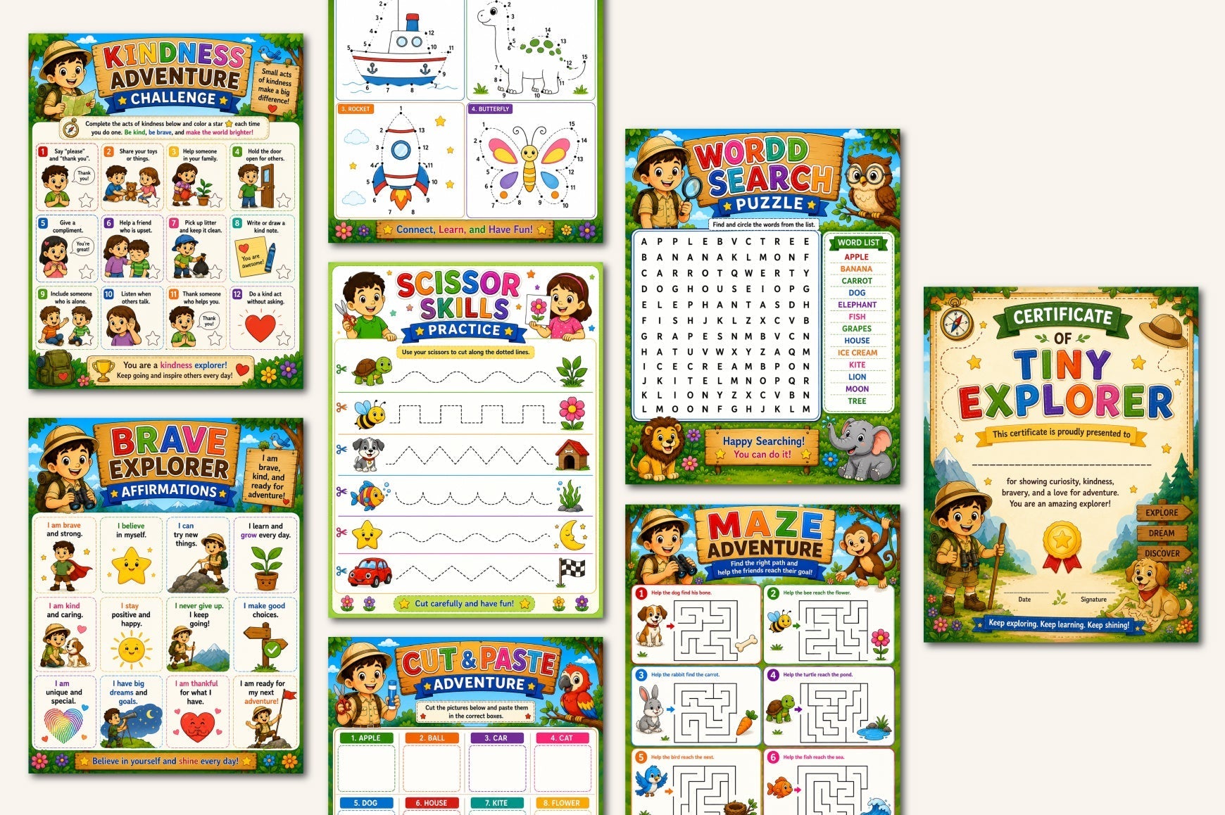 Young Explorers Activity Book