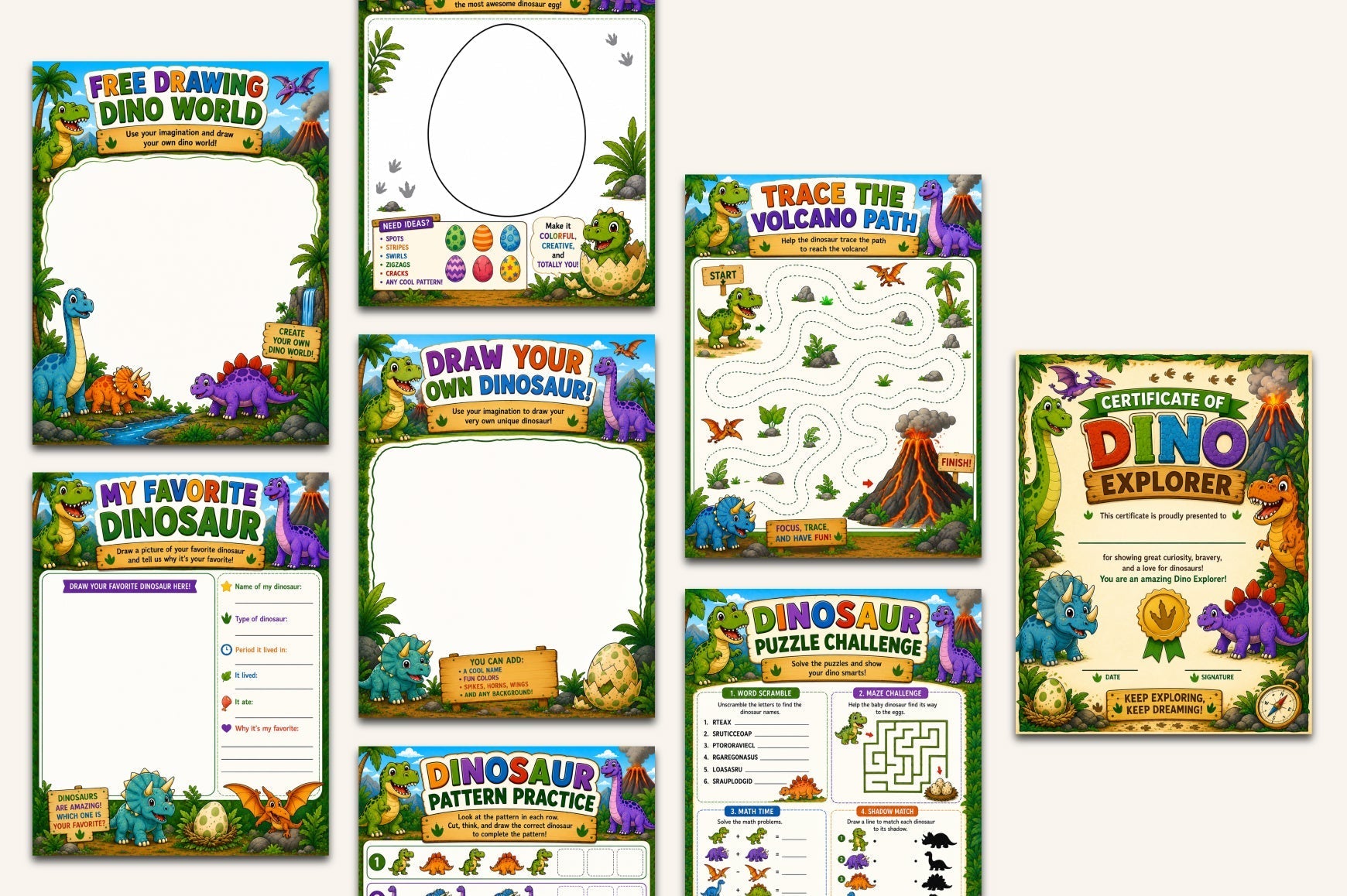 Dino Learning Adventure