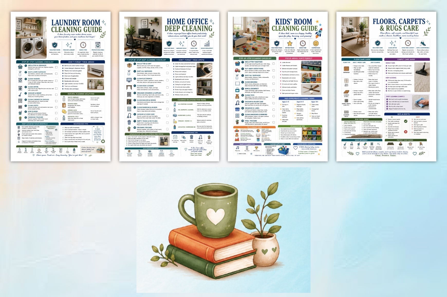 Complete Home Deep Cleaning And Planner
