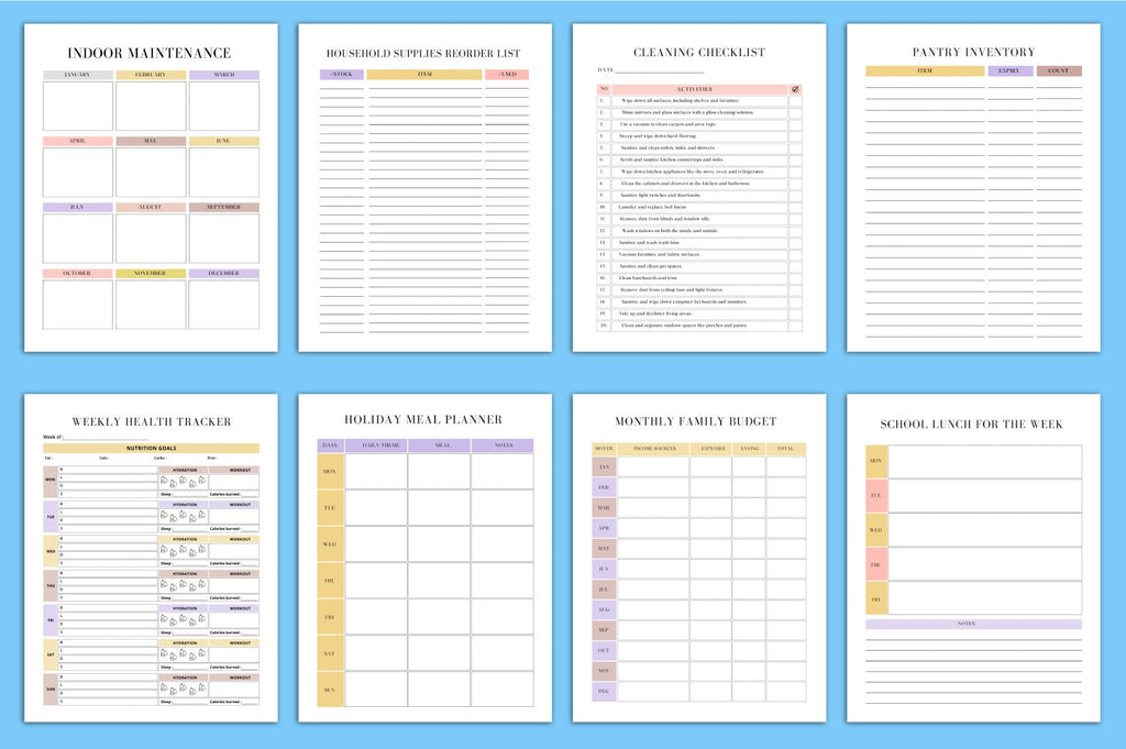 House Management Planner