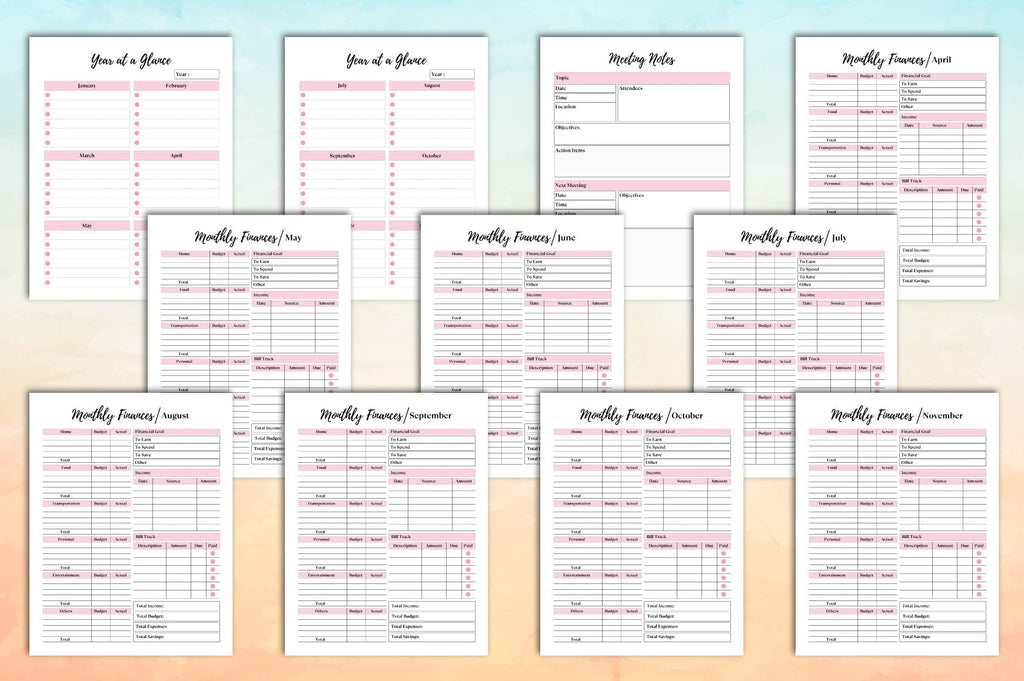 Undated Planner