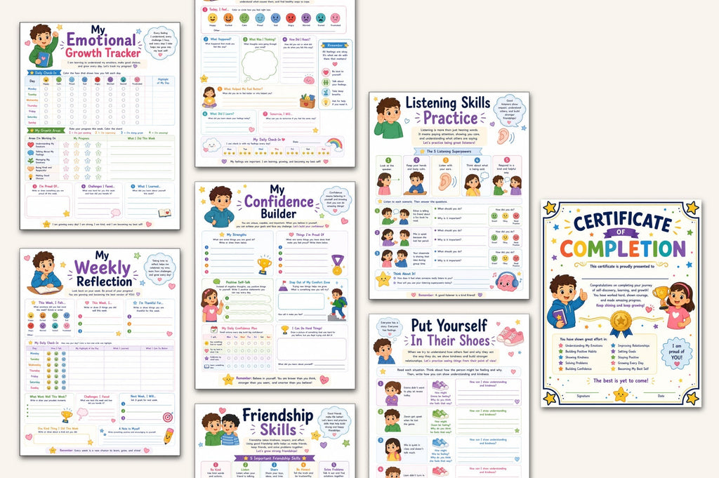 Emotional Intelligence For Kids Workbook