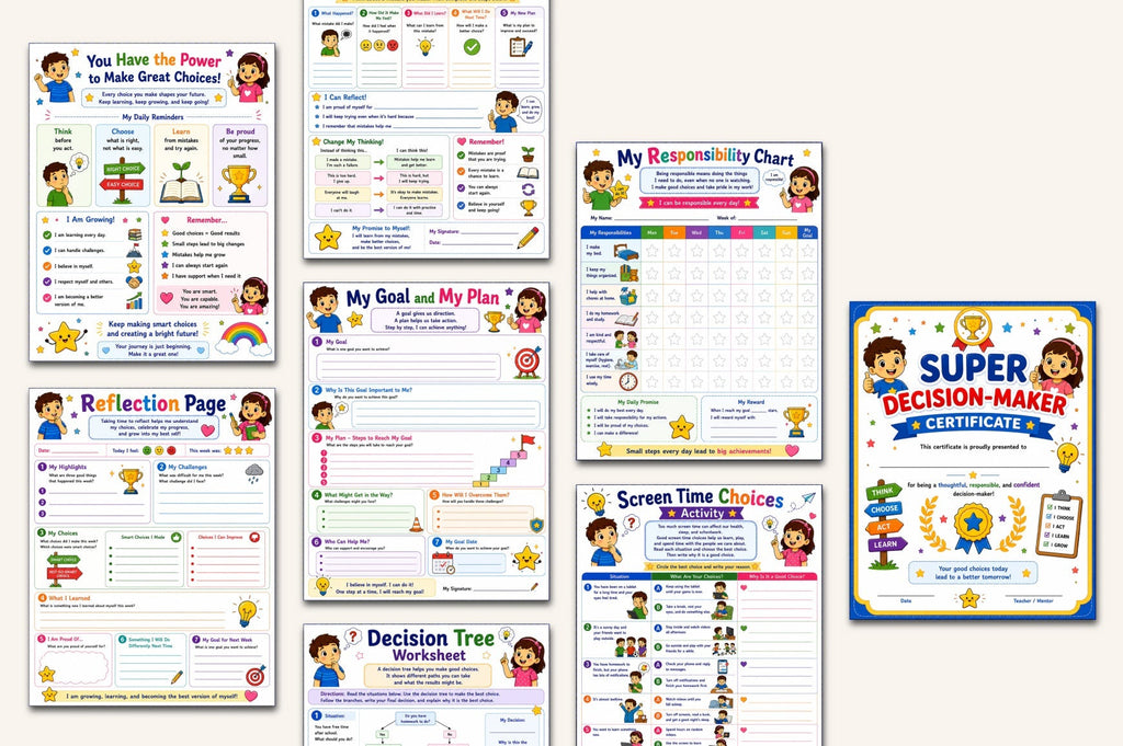 Decision Making For Kids Workbook