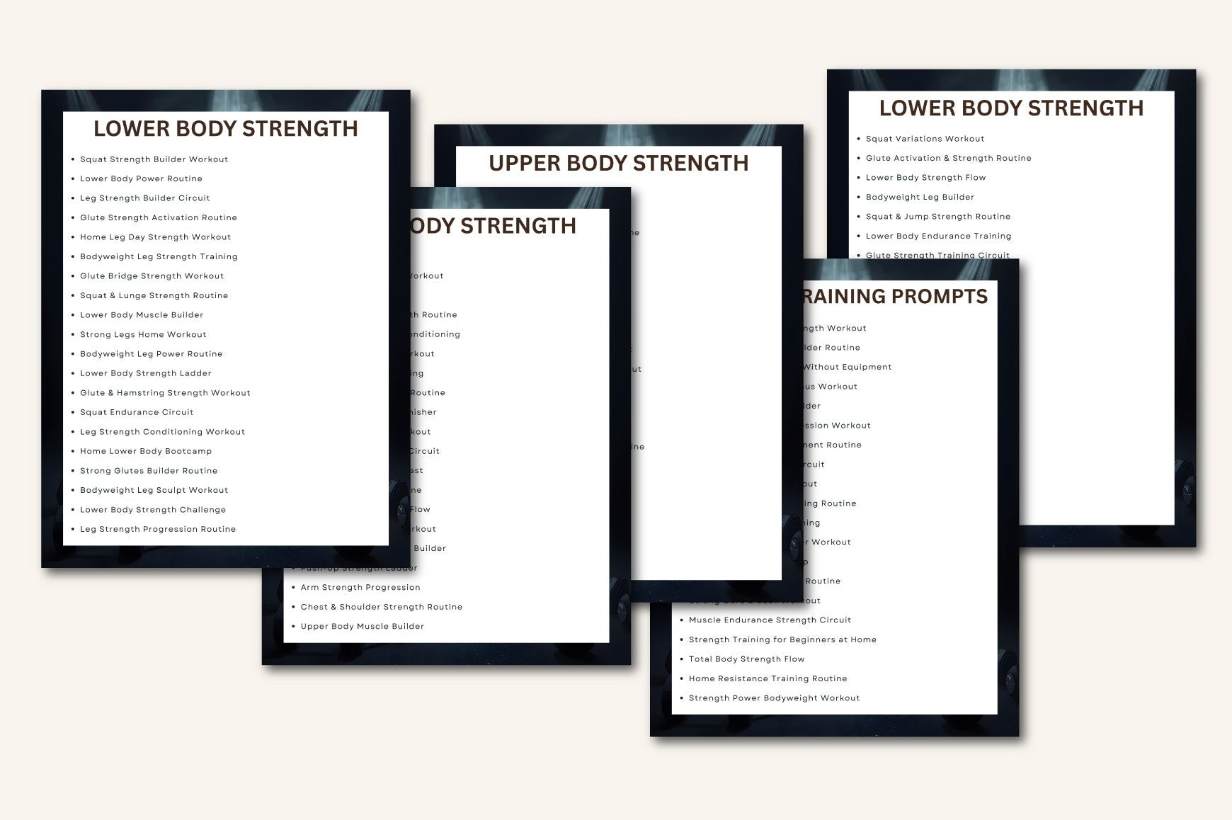 Home Workout Prompts