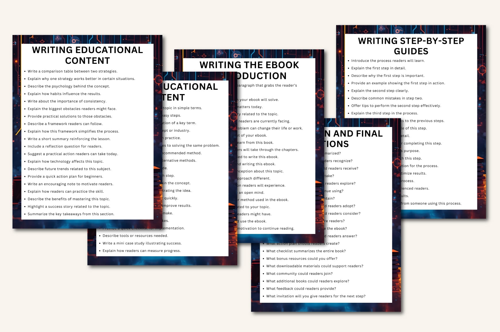 Ebook Creation AI Prompts