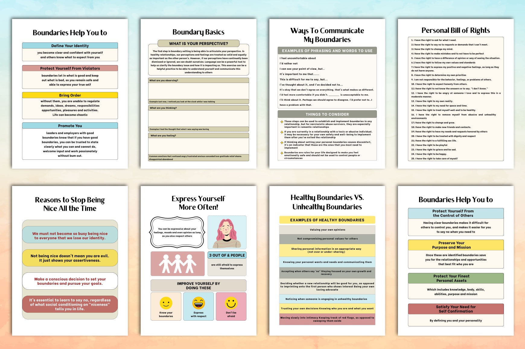 Boundaries Workbook
