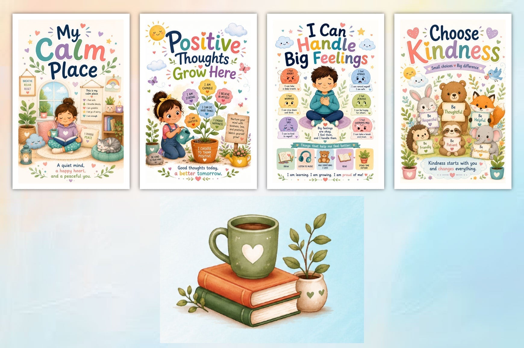 Mindful Calming Posters For Kids