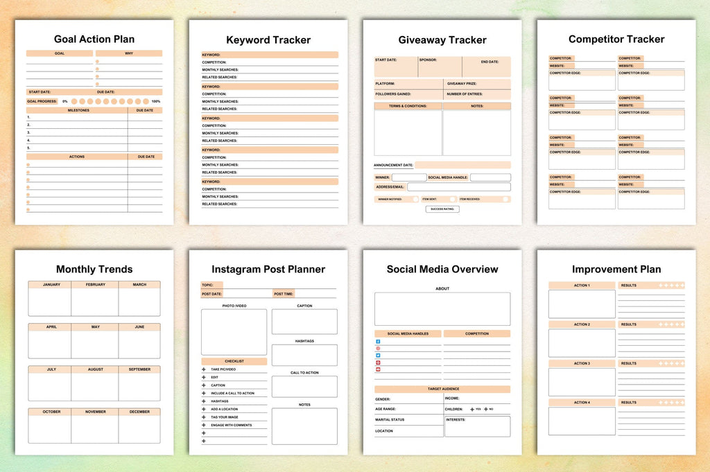 Social Media Marketing Planner