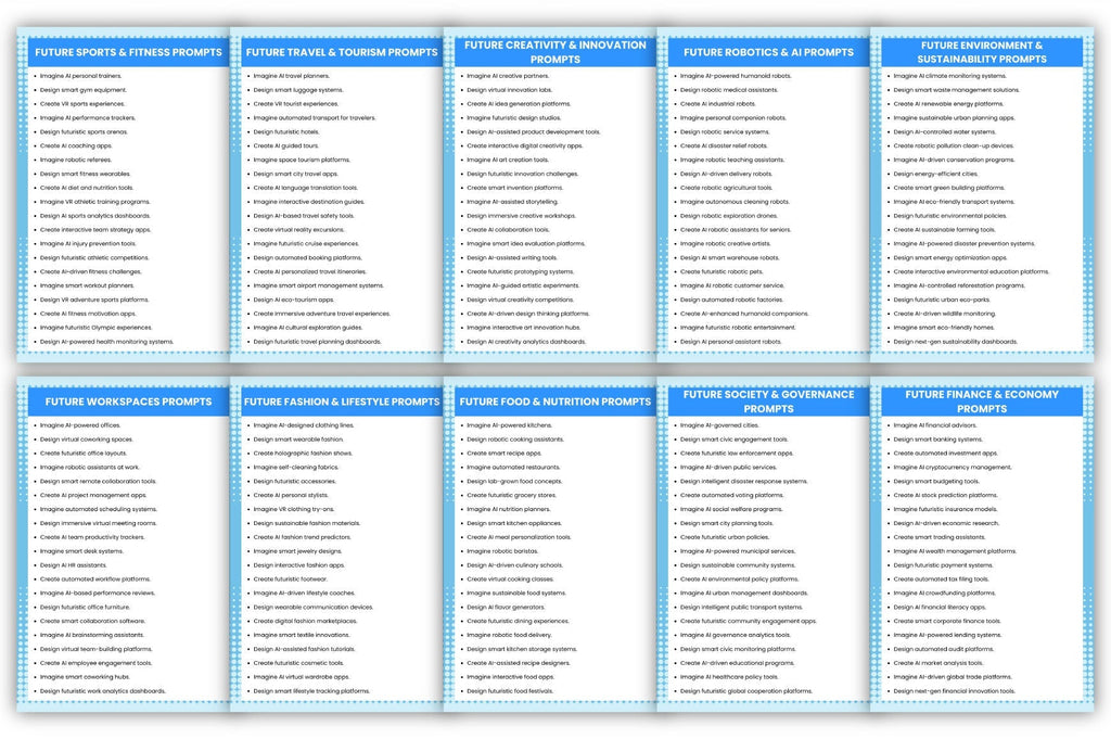 Future Ready Ideas Prompts