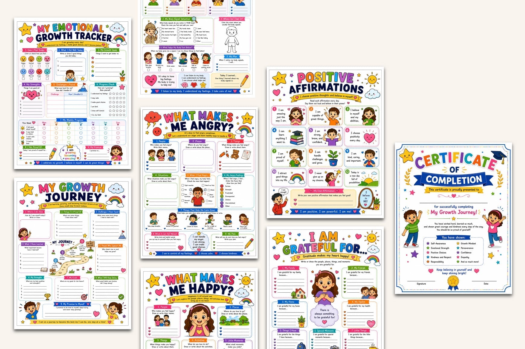 Self Esteem For Kids Workbook