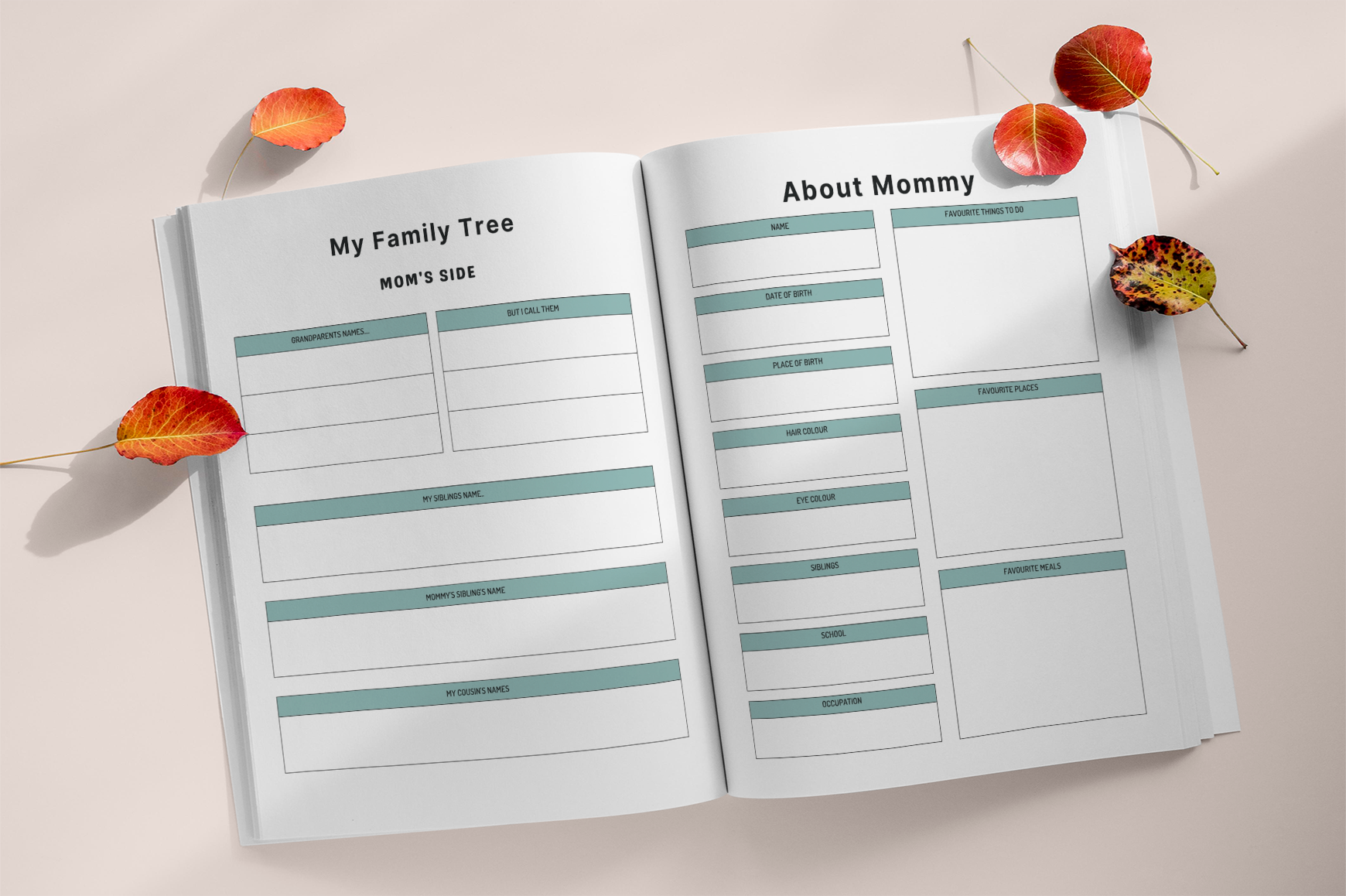 Mom Child Wellness Activity Planner