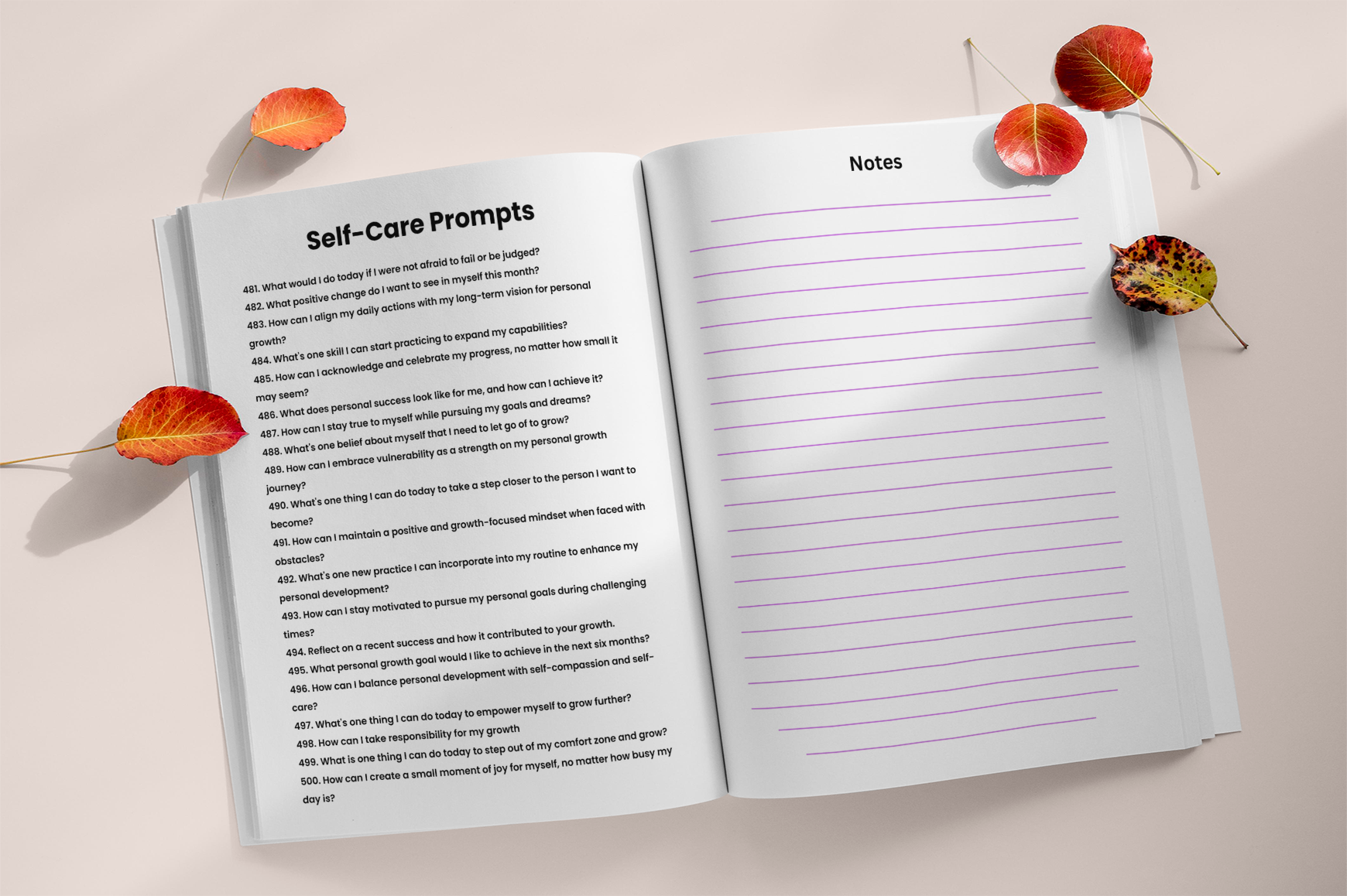 Self Love Care Prompts