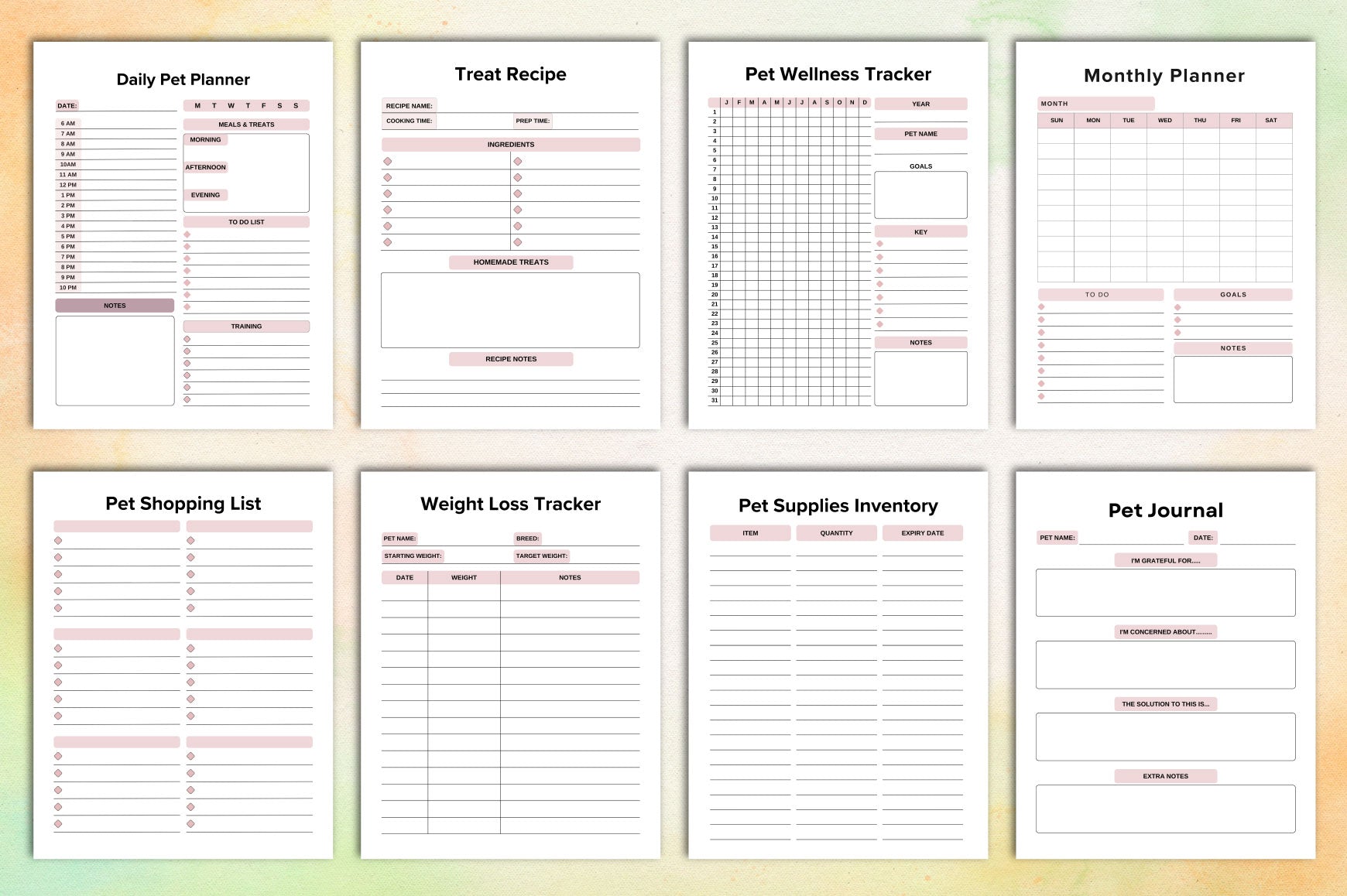 Pet Care Planner Guide