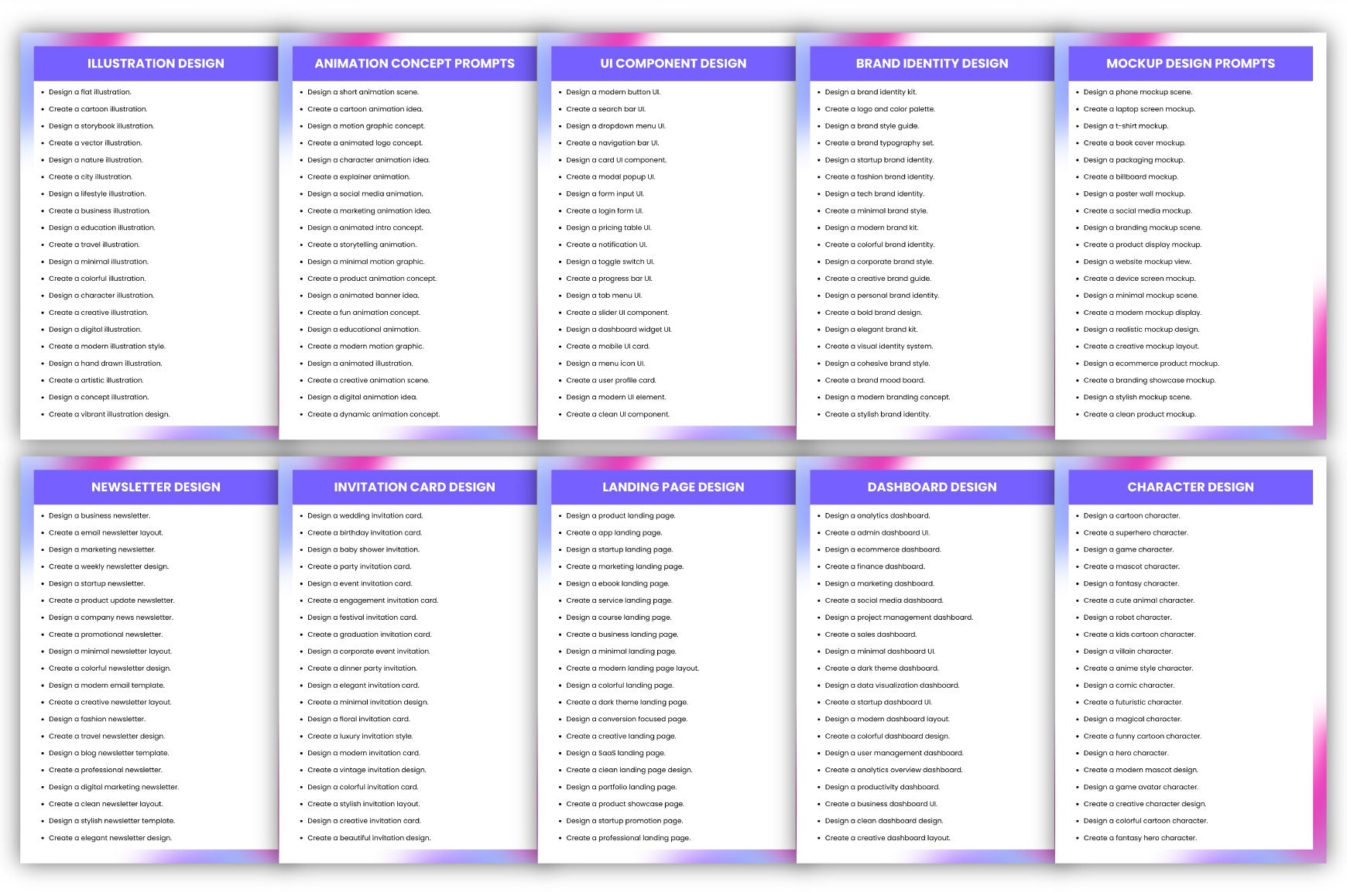 Online Designers Prompts