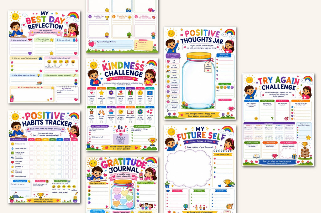 Kids Motivation Growth Journal