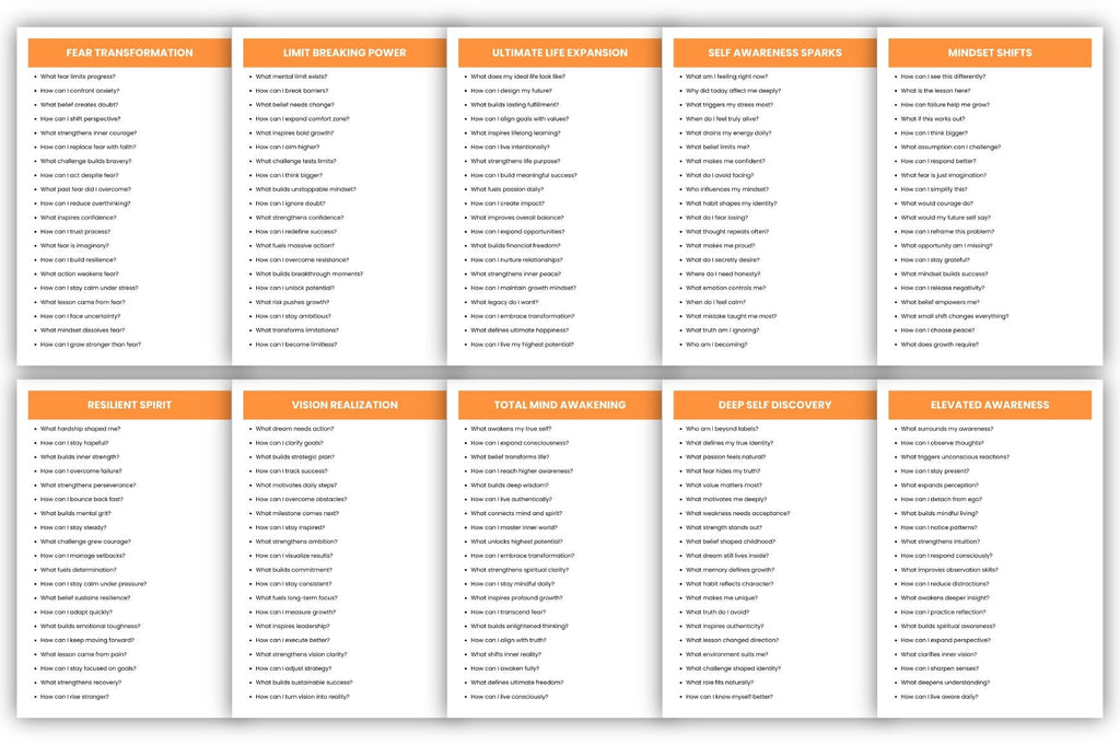 Mind Awakening Prompts for Inspiration