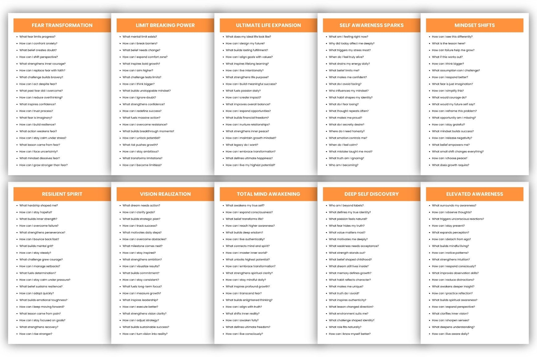 Mind Awakening Prompts for Inspiration